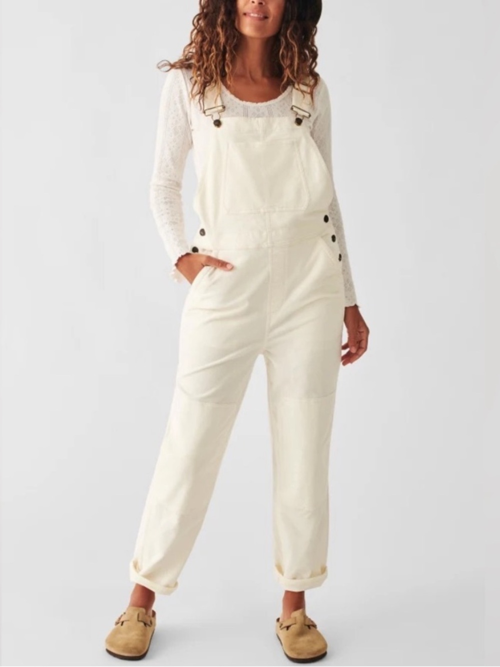 Faherty Patch Pocket Cord Overalls